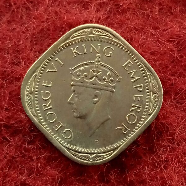 British India  1/2 Anna -George V 1946 Coin - Image 3