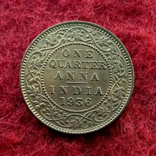 British 1 Anna -Gerorge V 1936 Coin