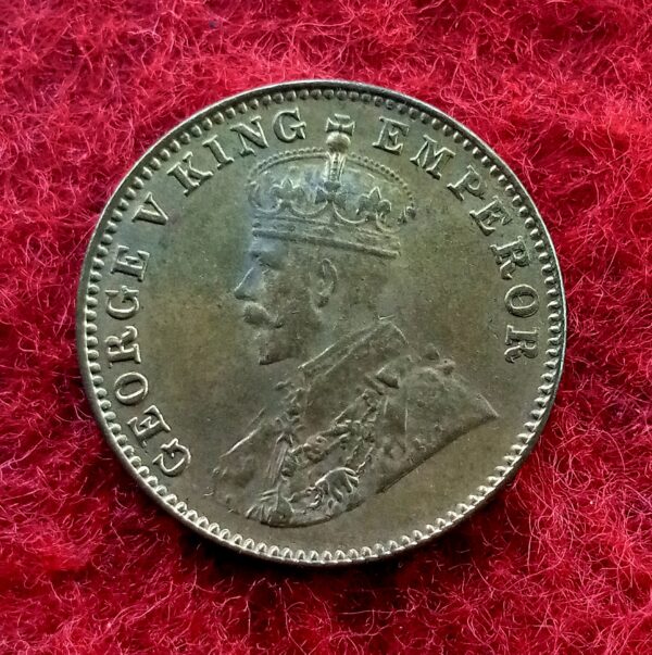 British 1 Anna -Gerorge V 1936 Coin - Image 3
