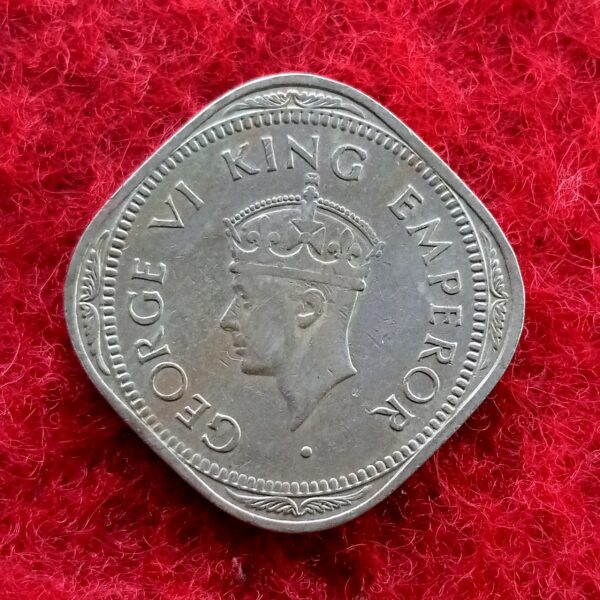 British India 2  Anna -George VI 1946  Coin - Image 2
