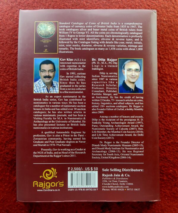 Coins of British India 1835-1947 Gev Kias and Dilip Rajgor Book - Image 4