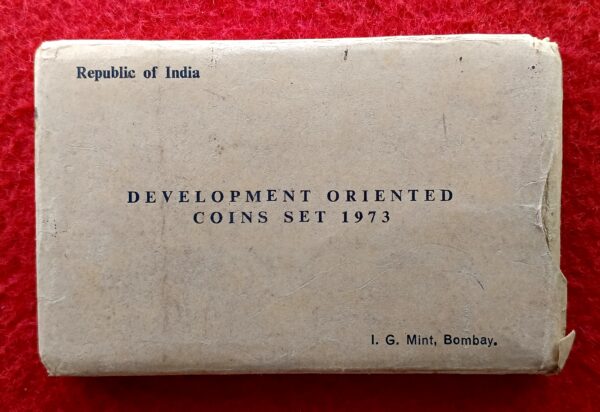 1973 - Grow More Food (Bombay) UNC 2 Coins Set (Rs.20,Rs.10)