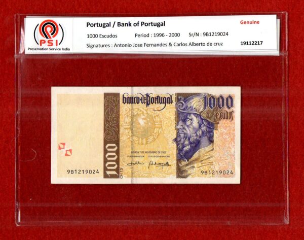 Portugal 1000 Escudos Banknote