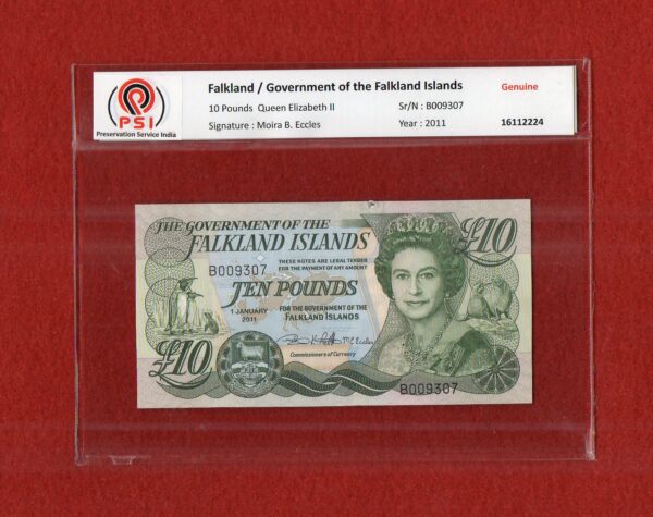 Falkland Islands10 Pounds - Queen Elizabeth II 2011 Banknote