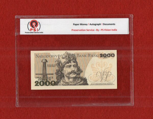 Poland 2000 Zlotych 1982 Banknote - Image 2