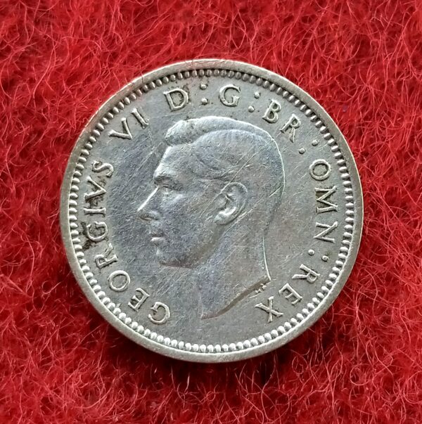 United Kingdom (UK) 3 Pence - George VI incl. Colonial 1938 Silver Coin - Image 2
