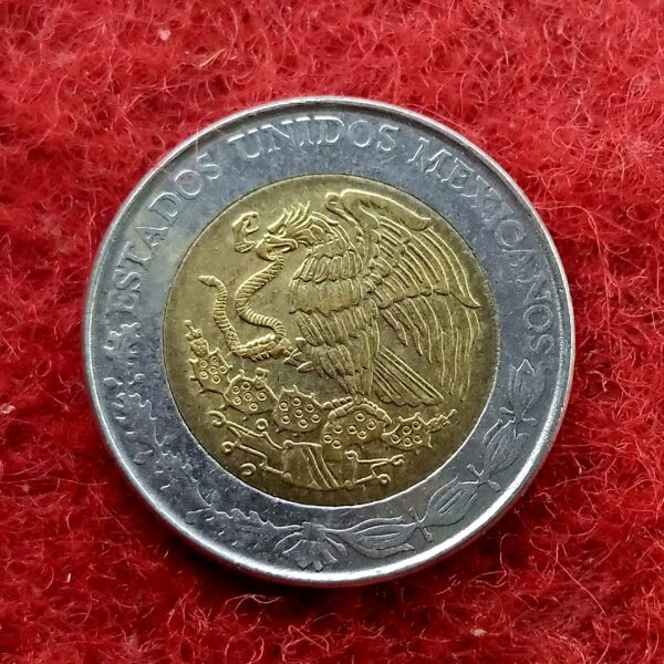 Mexico 1  New Peso 1992 Coin - Image 2