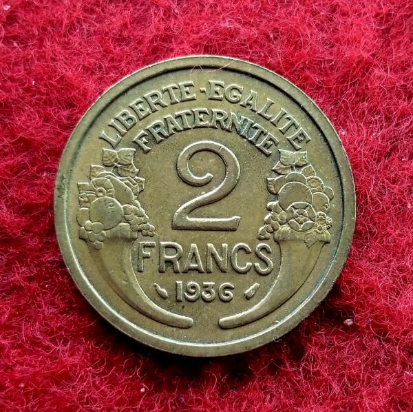 France 2  Francs  1936 Coin