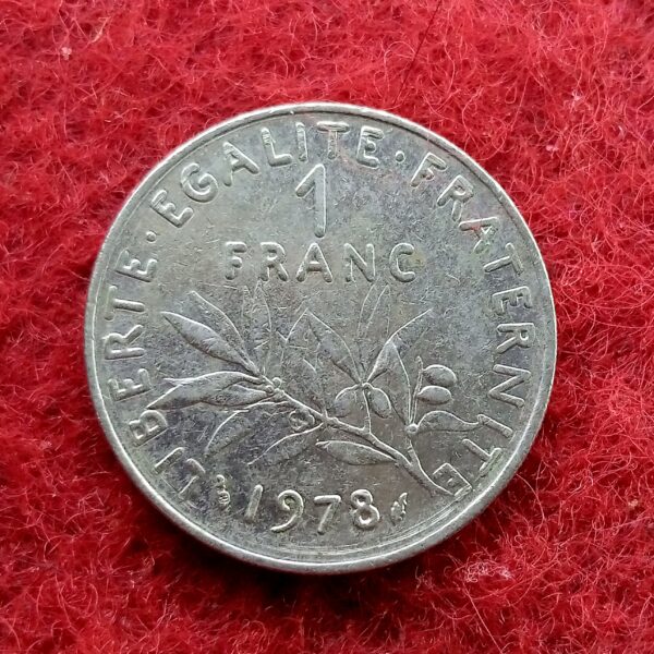Belgium 1 Franc 1978  Coin