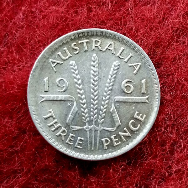 Australia 3 Pence - Elizabeth II 1961 Silver Coin