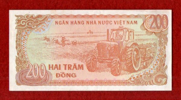 Vietnam 200 Dong Ho Chi Minh 1987 Banknote - Image 2