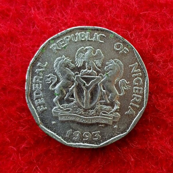Nigeria 50 Kobo 1993 Coin - Image 2