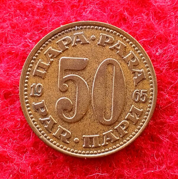 Yugoslavia 50 Para 1965 Coin 