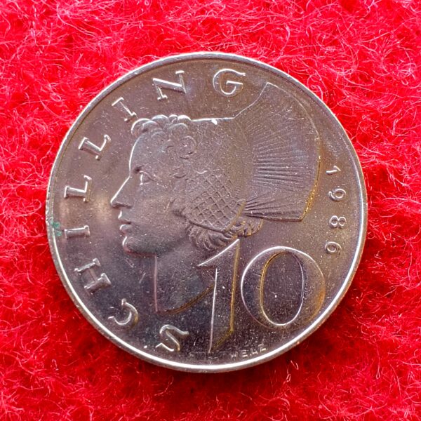 Austria 10 Schilling 1980 Coin 