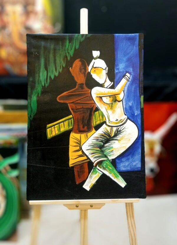 Oil Painting Canvas – Folk Dancers (Kiya Art World)