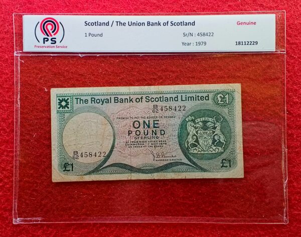 Scotland (UK)1 Pound Royal Bank of Scotland 1979 Banknote 
