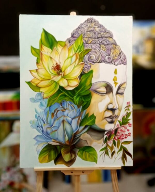 Oil Painting Canvas – The Spiritual Self - The Buddha (Kiya Art World)