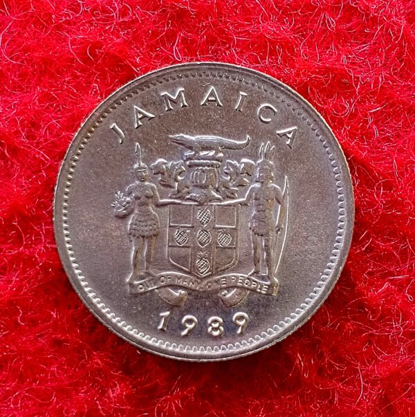 Jamaica 5 Cents 1989 Coin  - Image 2
