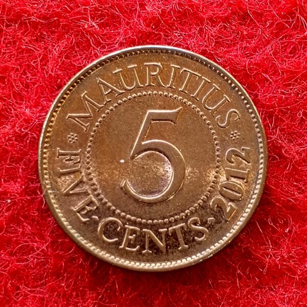 Mauritius 5 Cents 2012 Coin