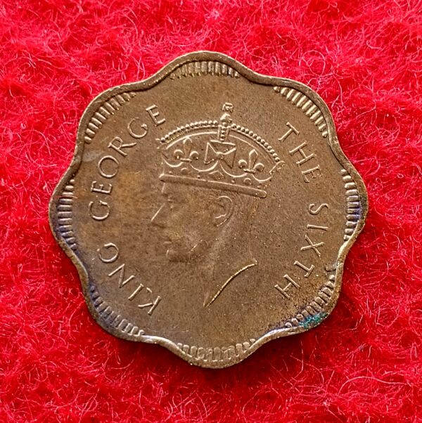Ceylon (Sri Lanka) 10 Cents - George VI 1951 Coin - Image 2