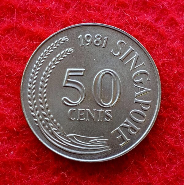 Singapore 50 Cents 1981 Coin 