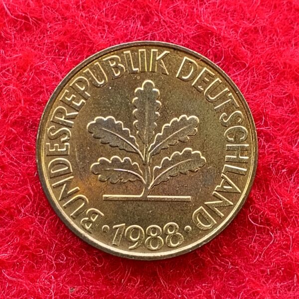 Federal Republic of Germany 10 Pfennig 1988 Coin - Image 2