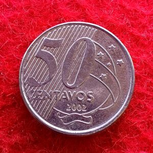 Brazil 50 Centavos 2002 Coin