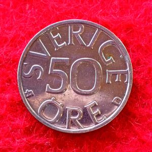 Sweden 50 Ore - Carl XVI Gustaf 1991 Coin 