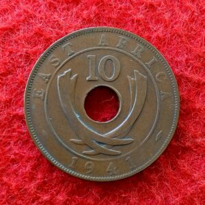 East Africa 10 Cents George VI 1941 Coin