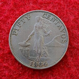  Philippines 50 Centavos 1964 Coin