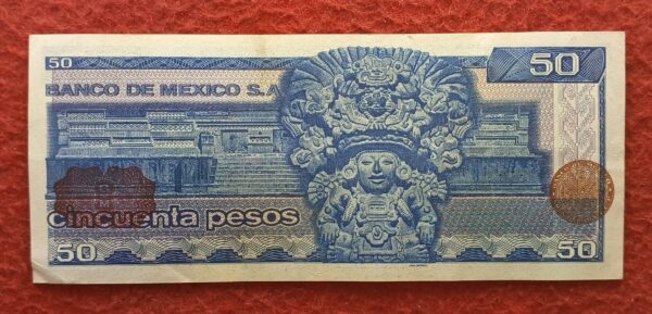 Mexico 50 Pesos Benito Juarez 1981 Banknote - Image 2