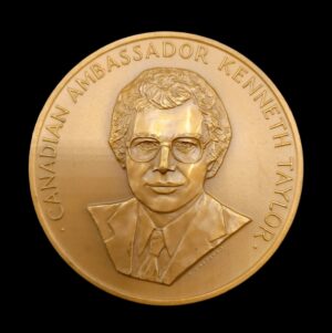 United States (USA) Large Size Medal - Canadian Ambassador Kenneth Taylor (190 mm)