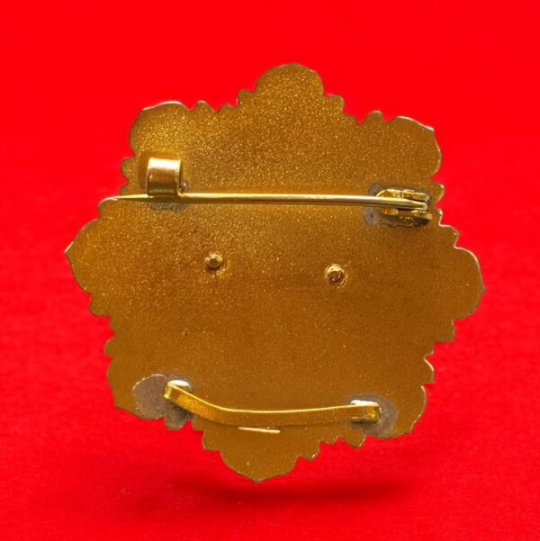 Bharat Ratna Dr.M. Visvesvaraya Birth Centenary 1860 - 1960 Brass Badge - Image 2