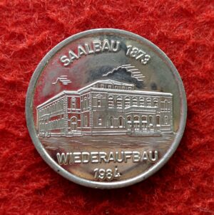 Germany Token - Stadt Neustadt Wiederaufbau Saalbau 1984