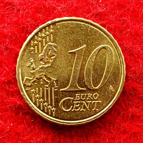 Austria 10 Euro Cent 2nd map St. Stephen’s Cathedral 2018 Coin - Image 2