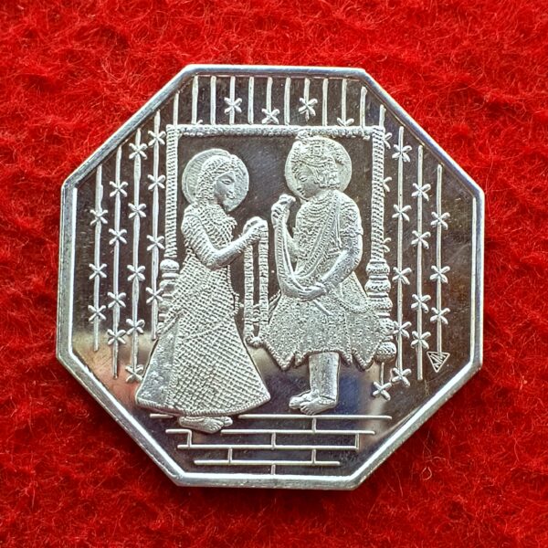 Shagun Silver Coin - 13th February 2009 on the Wedding Occasion of Vikrambhai Amrutlal Shah & Family - Image 2