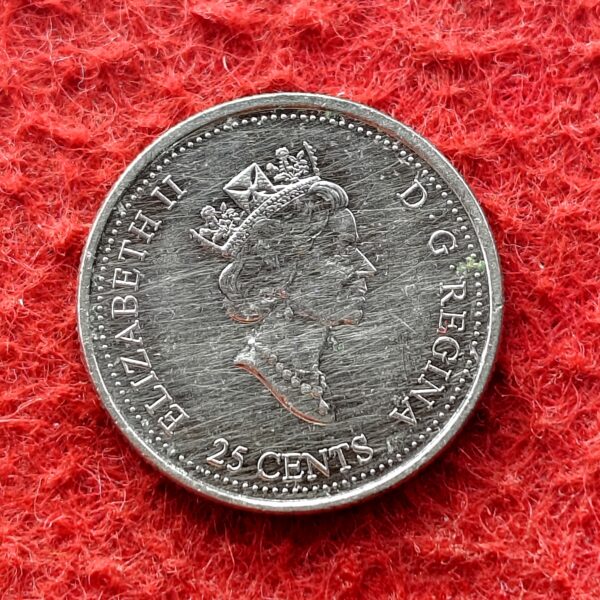 Canada 25 Cents - Elizabeth II November 1999 Coin - Image 2