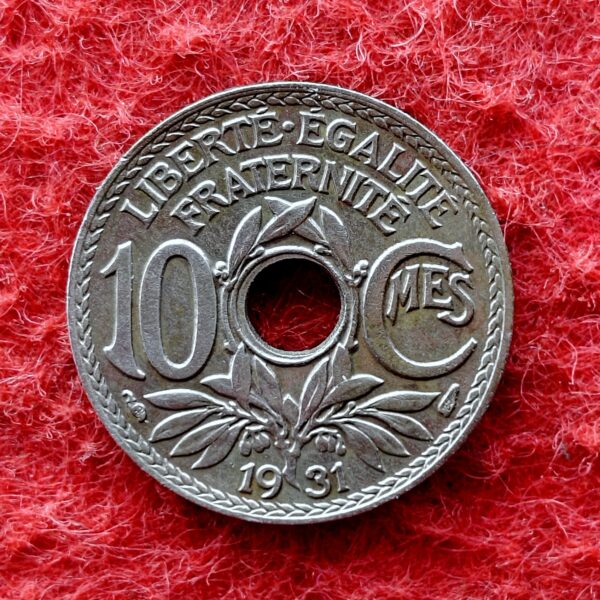 France 10 Centimes 1931 Coin 
