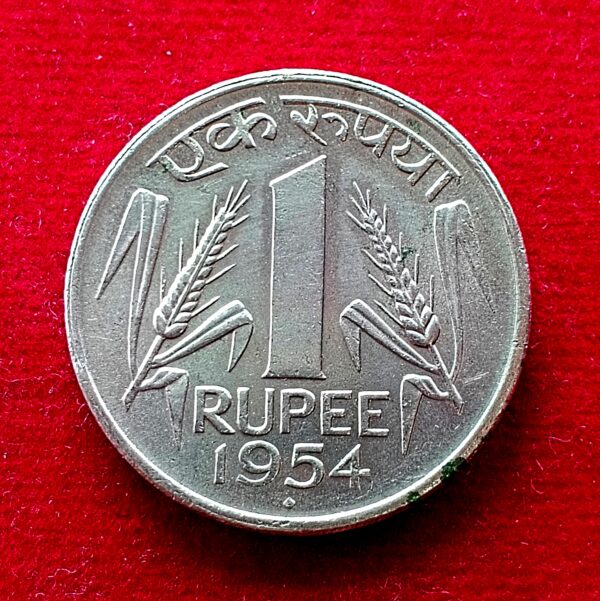 1 Rupee 1954 Rare Coin (Mumbai Mint)
