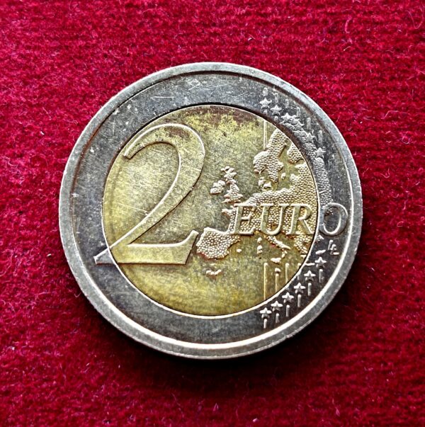 Italy 2 Euros 200th Anniversary of The Birth of Louis Braille 2009 Commemorative Coin - Image 2