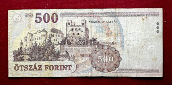Hungary 500 Forint Prince Ferenc Rakoczi II 1998 Banknote - Image 2