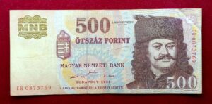 Hungary 500 Forint Prince Ferenc Rakoczi II 2001 Banknote