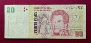 Argentina 20 Pesos Juan Manuel de Rosas Banknote