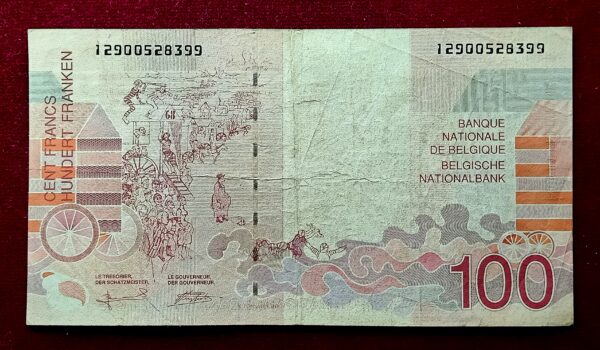 Belgium 100 Frank James Ensor Banknote  - Image 2