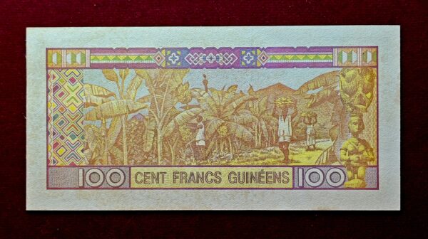 Guinea 100 Francs Guineens 2012 Banknote  - Image 2