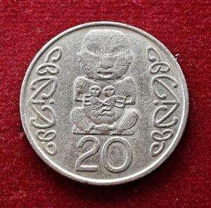 New Zealand 20 Cents Elizabeth II 1990 Coin