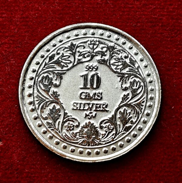 Shiv Samarth Chhatrapati Shivaji Maharaj Commemorative 999 Pure Silver 10g Coin - Image 2