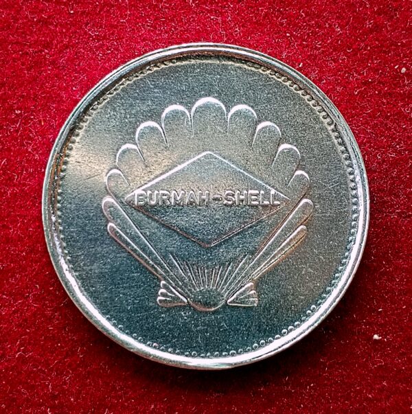 Token -  Man in Flight Etienne & Joseph Montgolfier 1783 Burmah Shell - Image 2