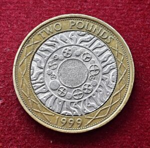 United Kingdom (UK) 2 Pounds - Elizabeth II  Technology 1999 Coin