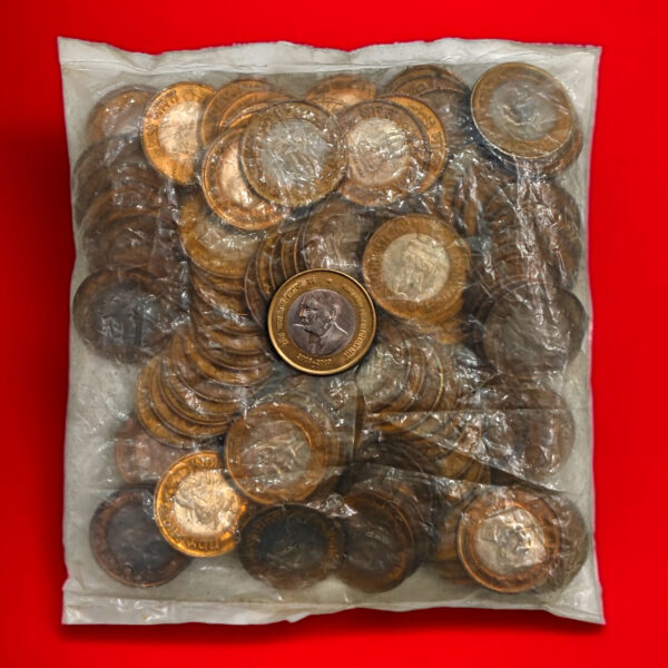 10 Rupees Dr. Homi Bhabha 2009 Pack of 100 Coins (Mumbai Mint)